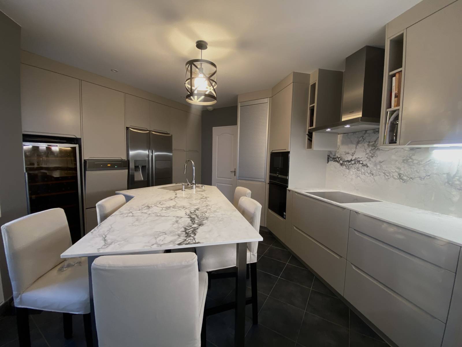 Cuisine avec ilot sur St emilion 