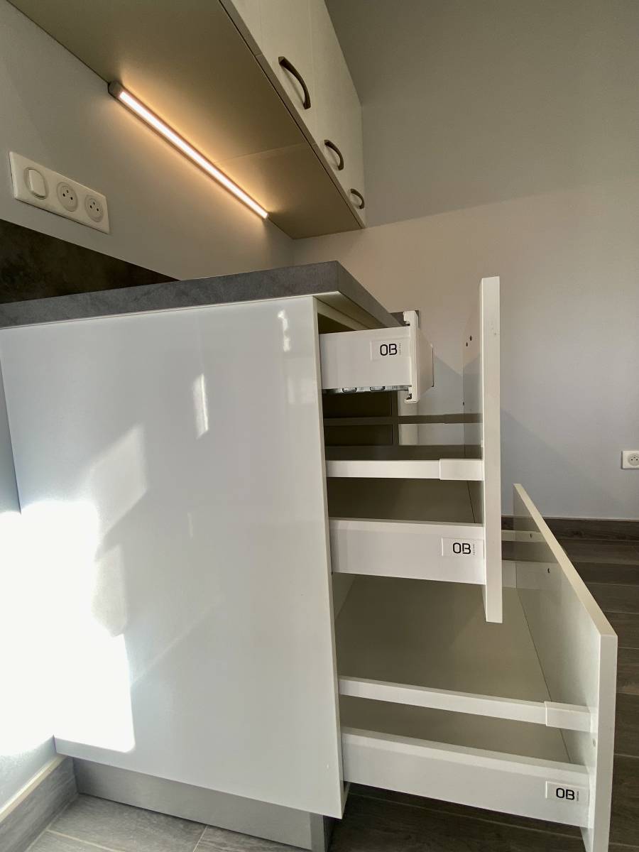 cuisine avec grand tiroir